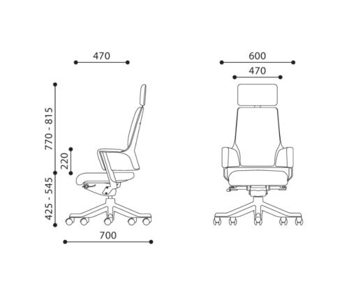 Työtuoli DELPHI tummanpunainen