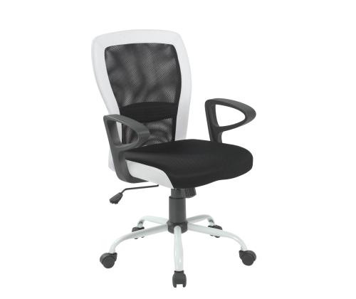Työtuoli LENO 60x57xH91-98,5cm, musta/valkoinen