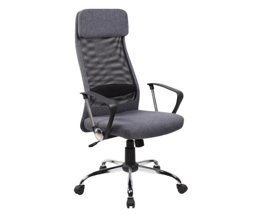 Työtuoli DARLA, 62x63xH116-126cm, harmaa, polyesterikangas, metallia