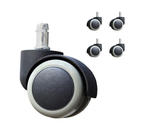 Tuolipyörät, 5 kpl, D50mm, ilman jarruja