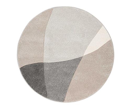 Matto DIXIE CARVED-1, D200cm, harmaa/beige