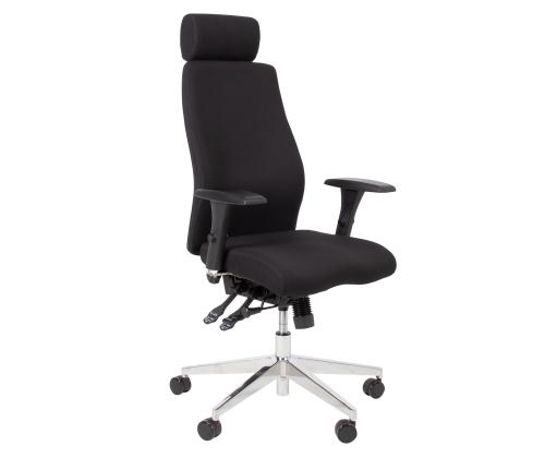 Työtuoli SMART EXTRA 60x63,5-70xH114-123cm, musta