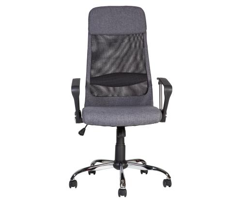 Työtuoli DARLA, 62x63xH116-126cm, harmaa, polyesterikangas, metallia