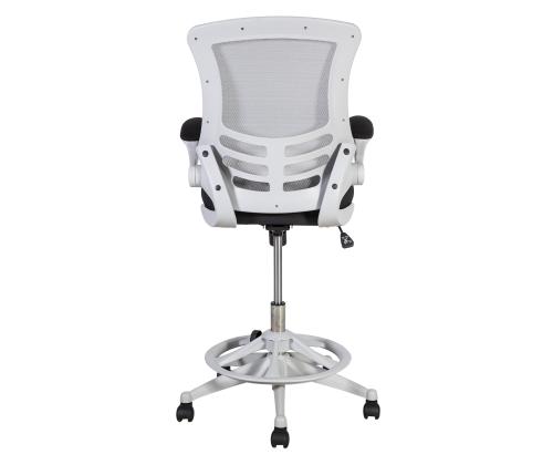 Korkea työtuoli TRIBECCA, 62,5x62xH109-128,5cm, harmaa, polyesterikangas, muovi