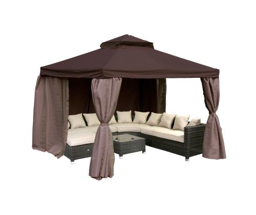 Katos LEGEND 2,91x2,91xH2,8m, ruskea