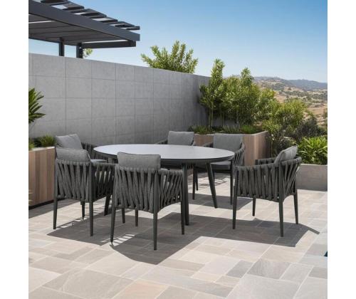 Pöytä BRISTOL 180x120xH74cm, harmaa