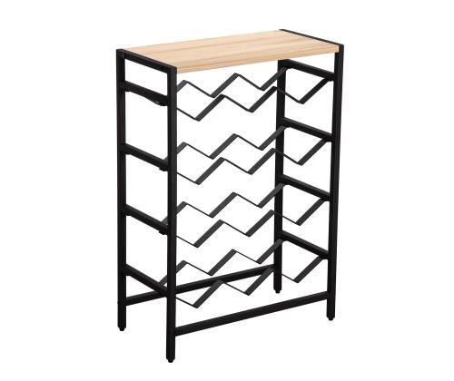 Viiniteline HANNES 48x24xH70cm, maalaismainen melamiinipintainen