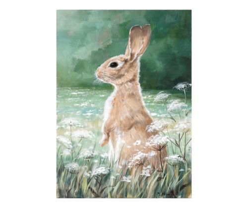 Öljymaalaus 50x70cm, kani silmukassa