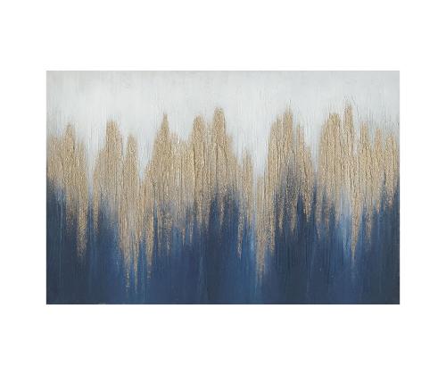 Öljyvärimaalaus 80x120cm, abstrakti metsä