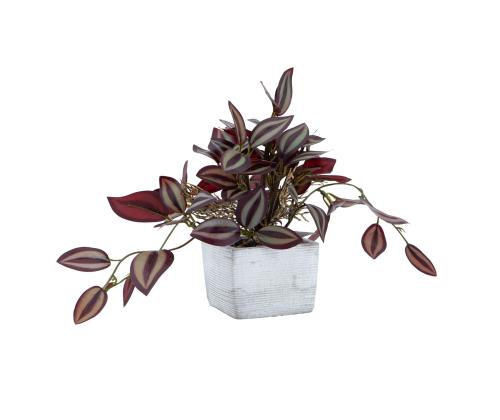 Keinotekoinen kasvi GREENLAND H18cm seeprakukka saviruukussa