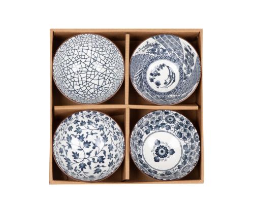 SOMETSUKE 4 veitsen sarja, sininen sekoitus