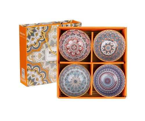 Setti BOHEMIA 4 veistä, värikäs