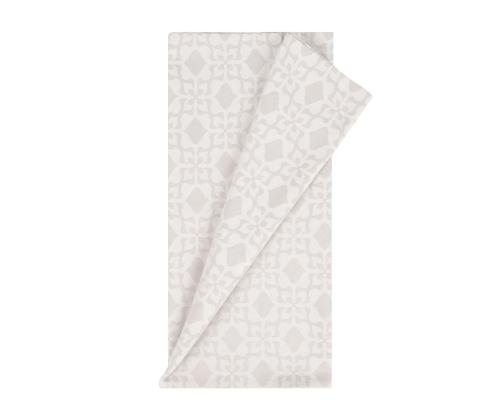 Tasainen pellava PARTY 43x116cm, vaalea kuvio, 50% puuvilla 50% polyesteri, kangas 590