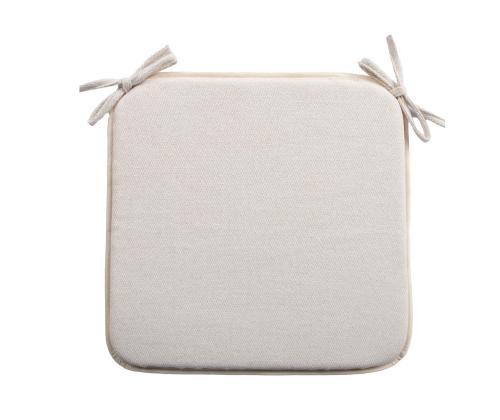 Tuoliverhoilu SUMMER 39x39cm, luonnonvalkoinen, kangas 467, 100% polyesteriä