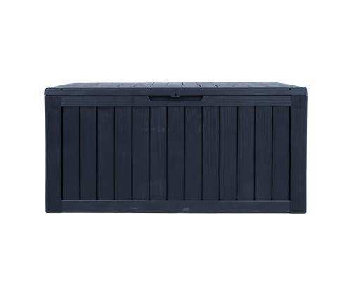 Säilytyslaatikko BOMM 117,5x47,5xH59cm/300L, musta muovi