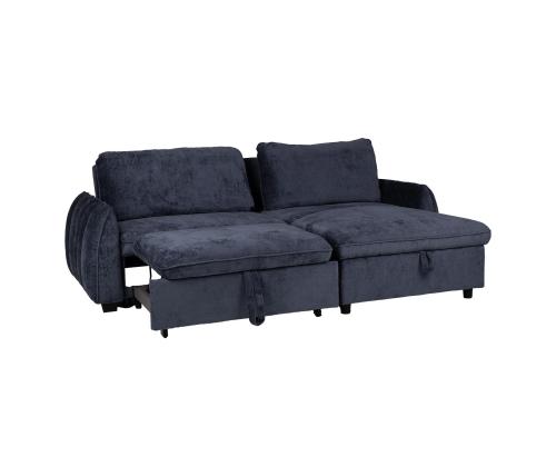 Kulmasohva CLOUD 226x95/160x88cm, sininen, sininen