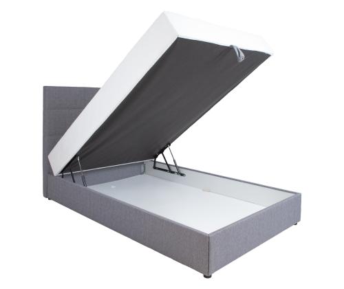 Mannermainen sänky LEIKO 120x200cm, harmaa