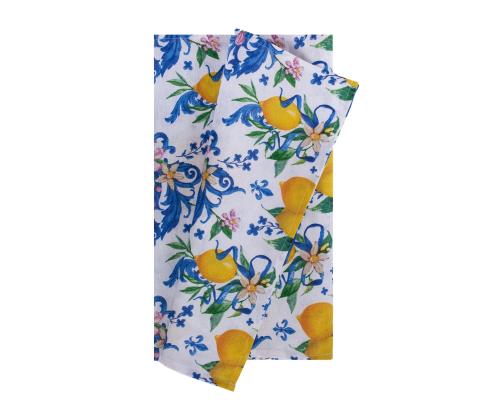 Pöytäliina LONETA 136x220cm, sitruunaherukka, 50% polyesteri, 50% puuvilla, kangas 122