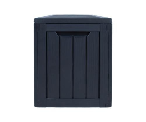 Säilytyslaatikko BOMM 117,5x47,5xH59cm/300L, musta muovi