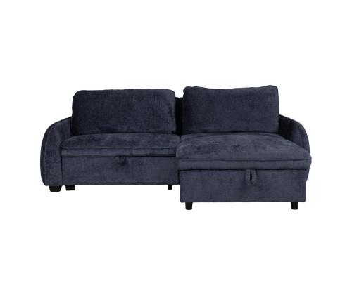 Kulmasohva CLOUD 226x95/160x88cm, sininen, sininen