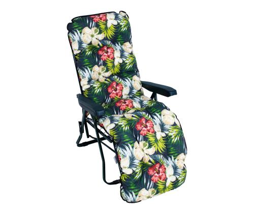 Lamami tuoli BADEN-BADEN tumma kukka kansi