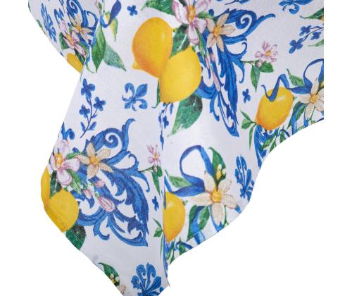 Pöytäliina LONETA 136x220cm, sitruunaherukka, 50% polyesteri, 50% puuvilla, kangas 122