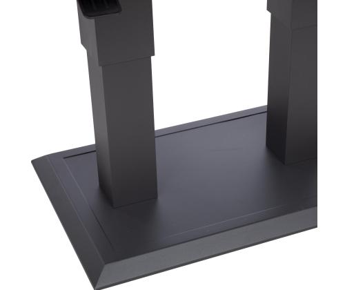 Pöytä TOMSON 150x90xH52-75cm, tummanharmaa