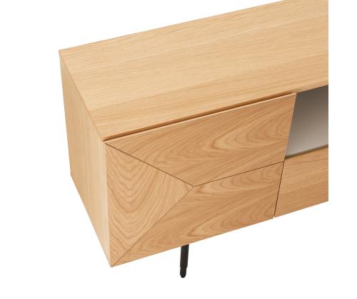 Nojatuolit NATE 180x40xH76cm, tammi