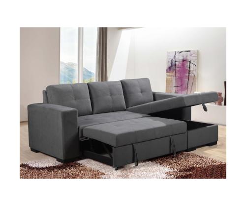 Kulmasohva CARITA tummanharmaa