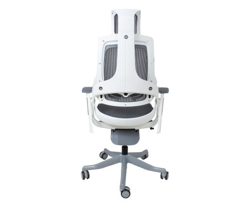Tietokonetuoli/työtuoli WAU 70x70xH112-129cm, runko harmaa/valkoinen