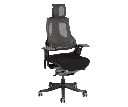 Tietokonetuoli/työtuoli WAU 70x70xH112-129cm, musta/harmaa