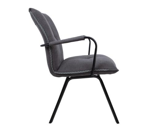 Tuoli EDDY käsinojilla 59x56xH89cm, harmaa