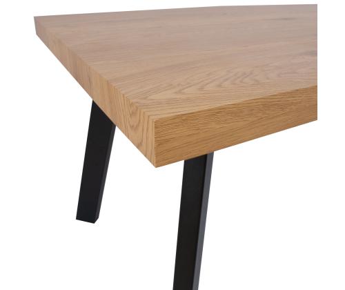 Ruokapöytä BRIGIT 159/198x84,5xH77cm, vaalea puu