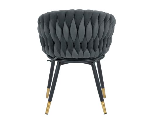 Tuoli FLORA 61x63xH83cm, harmaa sametti