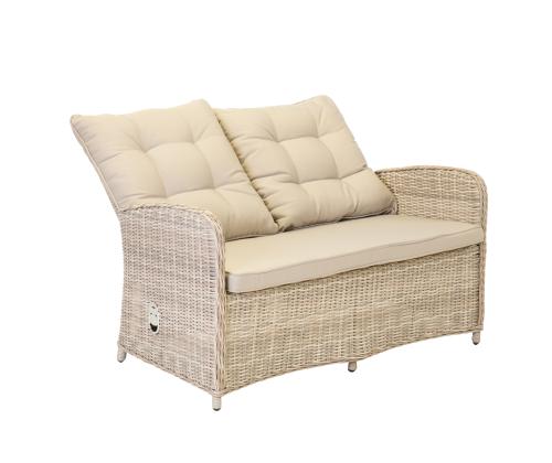 Puutarhakalusteet EMERALD pöytä, sohva ja 2 tuolia