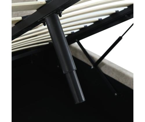 Sänky DAMANI 160x200cm, ilman patjaa, beige