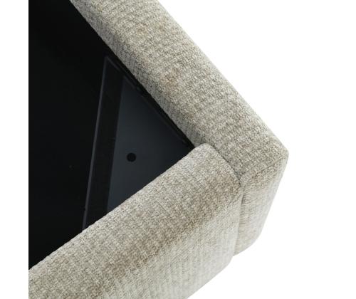 Sänky DAMANI 160x200cm, ilman patjaa, beige