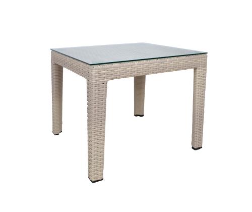 Sivupöytä WICKER 50x50xH45cm, beeþ