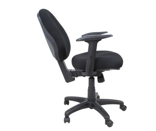 Arvutitool/kontoritool SAGA 64x64xH95,5-115cm, must