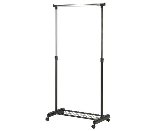 Stange FRANK 83x43xH93,5-168cm, musta/kromi