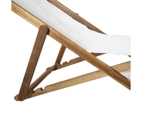 Lepotuoli FINLAY 62,5x108xH105cm, valkoinen