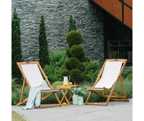 Lepotuoli FINLAY 62,5x108xH105cm, valkoinen