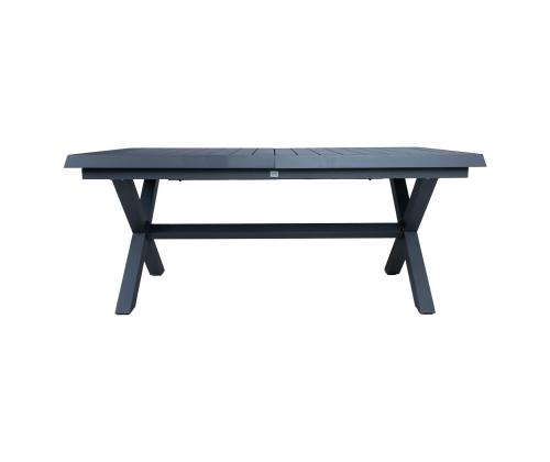Pöytä COLUMBUS 183/243x100xH76, tummanharmaa