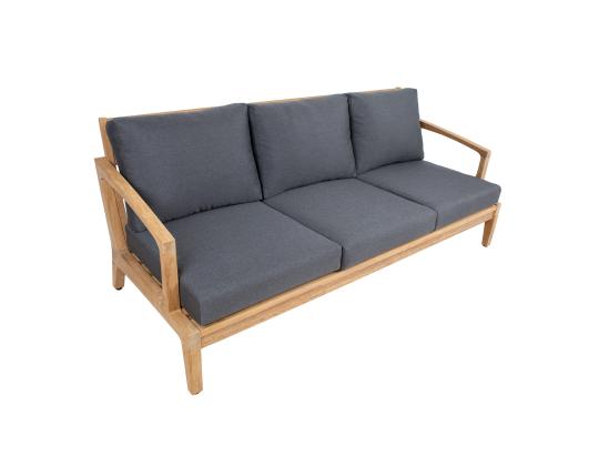 Sohva MALDIVE 3-istuttava 210x89xH86cm, tiikki