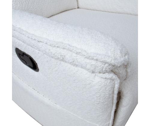 Nojatuoli GERRY manuaalinen lepotuoli, valkoinen