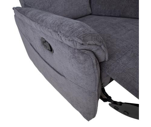Nojatuoli GERRY manuaalinen lepotuoli, harmaa