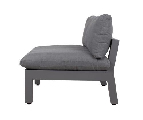 Välisohvamoduuli FLUFFY, harmaa