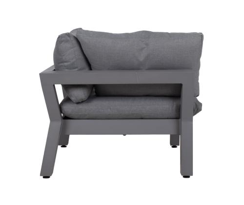 Kulmasohvamoduuli FLUFFY, harmaa, 93x93xH66cm