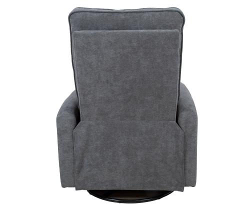 Nojatuoli EDDY manuaalinen lepotuoli, kääntyvä ja keinuva, harmaa