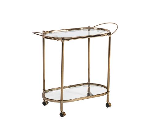 Tarjoilupöytä GENUA 88x39xH76cm, kultainen